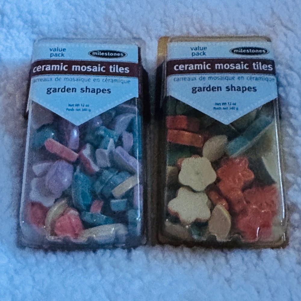 Milestones Ceramic Mosaic Tiles Garden Shapes